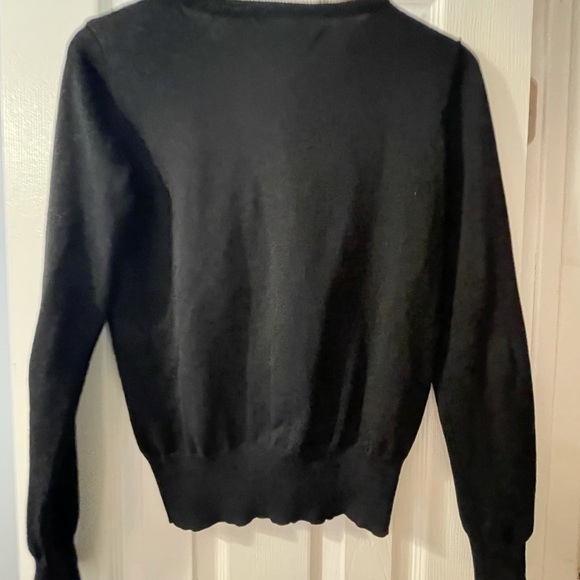 Womens long sleeve cardigan fancy buttons black size small - Picture 5 of 5